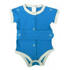 Boys Kozie Medical And G-Tube One-Piece Bodysuit - The Charlie; blue colour