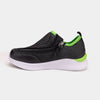 Kid's Friendly Force Black & Lime Green Shoe
