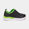 Kid's Friendly Force Black & Lime Green Shoe