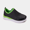 Kid's Friendly Force Black & Lime Green Shoe