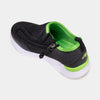 Kid's Friendly Force Black & Lime Green Shoe