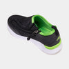 Kid's Friendly Force Black & Lime Green Shoe