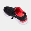 Kid's Friendly Force Black Shimmer & Shocking Pink Shoe