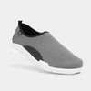 Men's Friendly Flex Castlerock Grey Fabric Shoe