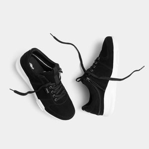 Men's Medimoto Low-Top Midnight Black Micro-Suede Shoe
