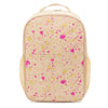 Fuchsia and Gold Splatter Grade School Backpack