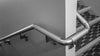 handrail curving around a wall