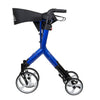 Voyager Adjustable Height Euro-Style Rollator, Cobalt Blue