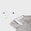Vertical Access Bodysuit; grey