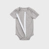 Vertical Access Bodysuit; grey