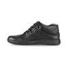 Women's Medimoto Mid-Top Black Leather Shoe