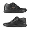 Women's Medimoto Mid-Top Black Leather Shoe