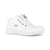 Women's Medimoto Mid-Top White Leather Shoe