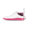 Women's Medimoto Mid-Top White & Pink Leather Shoe